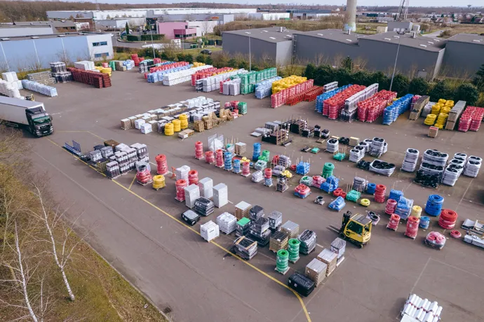 Stockage en extérieur dans le Loiret